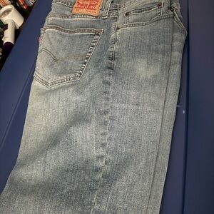 Levi's Relaxed Blue Jeans with Classic Fading
